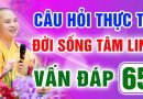 Vấn Đáp 65 – Thầy giải đáp câu hỏi thực tế đời sống tâm linh – Thầy Thích Đạo Thịnh
