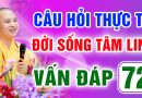 Vấn Đáp 72 – Thầy giải đáp câu hỏi thực tế đời sống tâm linh – Thầy Thích Đạo Thịnh
