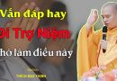 Vấn Đáp Hay, Đi Trợ Niệm Nhớ Làm Điều Này| Thầy Thích Đạo Thịnh