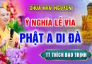 Ý Nghĩa Lễ Vía Phật A Di Đà – Thầy Thích Đạo Thịnh