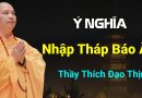 Ý Nghĩa Nhập Tháp Báo Ân| Thầy Thích Đạo Thịnh