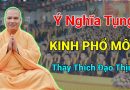 Ý Nghĩa Tụng Kinh Phổ Môn| Thầy Thích Đạo Thịnh