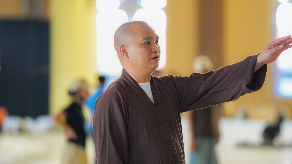 師傅指導法會籌備工作