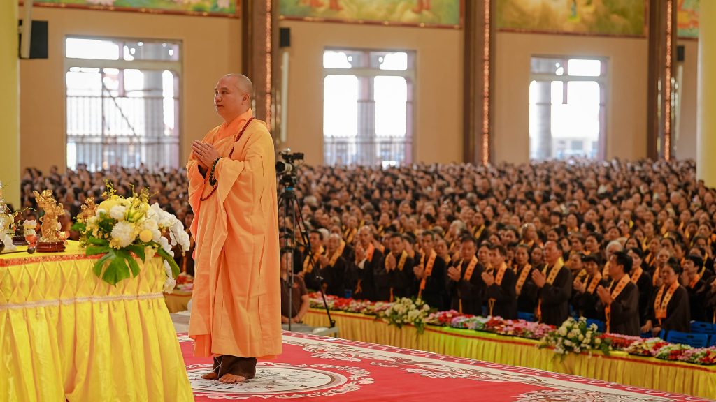 釋道盛法師主持典禮